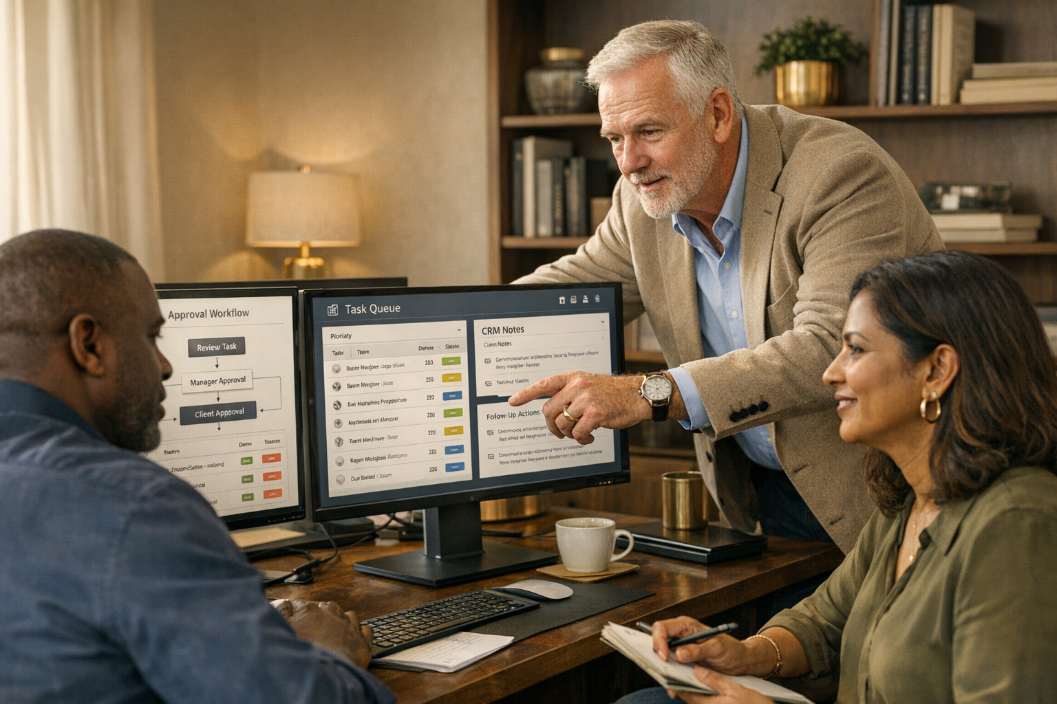 AI agents for business, managed like employees. visual workflow