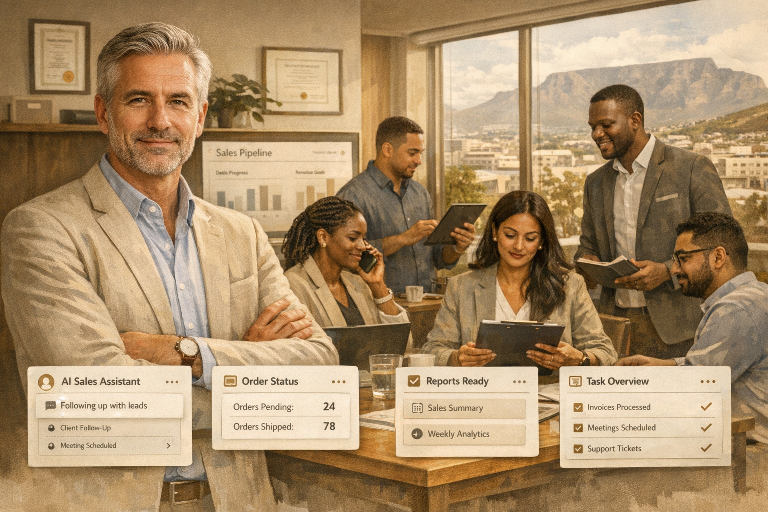 Business automation that creates real operating capacity. visual workflow